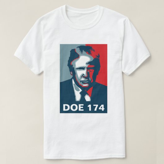 ドナルド・トランプ・ドー174 Tシャツ (デザイン正面)
