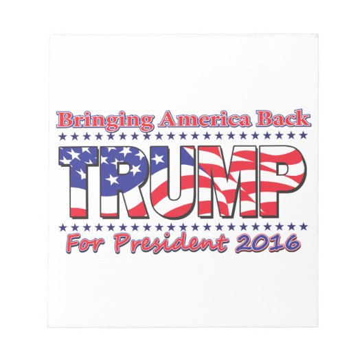 ドナルド・トランプ ノートパッド (正面)