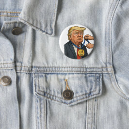 ドナルド・トランプ、ノーベル平和賞を受賞 缶バッジ