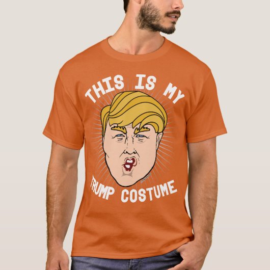 ドナルド・トランプ・ハロウィーンの衣装 Tシャツ (正面)