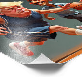 ドナルド・トランプ・バラク・オバマ フォトプリント            (角)