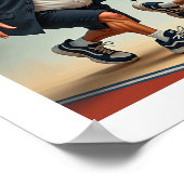 ドナルド・トランプ・バラク・オバマ ポスター (角)