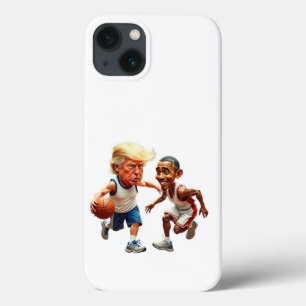 ドナルド・トランプ・バラク・オバマ iPhone 13ケース