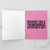 ドナルド・トランプ バレンタインデー特大グリーティングカード カード (内部)