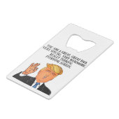 ドナルド・トランプ – パパの父の日 クレジットカード栓抜き (正面アングル)