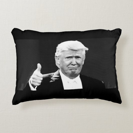 ドナルド・トランプ・ピロー大統領 アクセントクッション (正面)