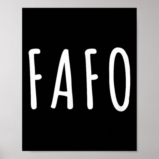 ドナルド・トランプ・ファフォ・ファフォ ポスター (正面)