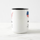 ドナルド·トランプ·ファーザーズ·デイ·アド·ネーム·ラーおもしろいジ マグカップ (中央)