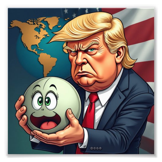 ドナルド・トランプ フォトプリント            (正面)