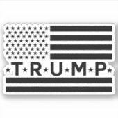 ドナルド・トランプ フラッグ シール (正面)