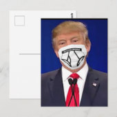 ドナルド・トランプ・プレス・ブリーフィング ポストカード (正面/裏面)