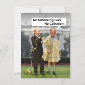 ドナルド·トランプ·プーチン·スモッキング·ガン·ジョーク マグネット招待状 (正面)