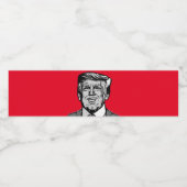ドナルド・トランプ ペットボトルラベル (シングルラベル)
