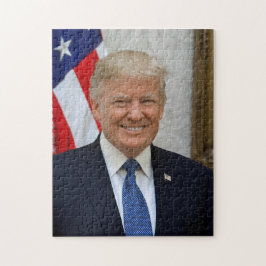 ドナルド・トランプ ホワイトハウス 大統領 肖像画 ジグソーパズル