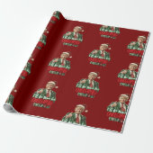 ドナルド・トランプ・ホーム・フォー・クリスマス ラッピングペーパー (アンロールド)