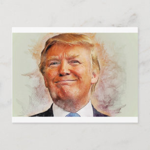 ドナルド・トランプ ポストカード