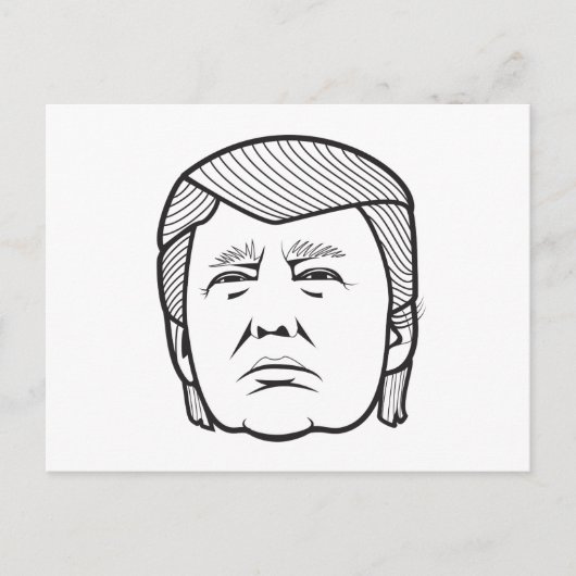 ドナルド・トランプ ポストカード (正面)