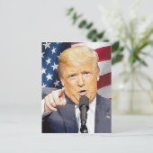ドナルド・トランプ ポストカード (スタンド正面)