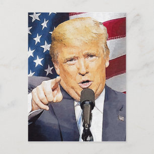ドナルド・トランプ ポストカード