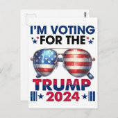 ドナルド・トランプ ポストカード (正面/裏面)