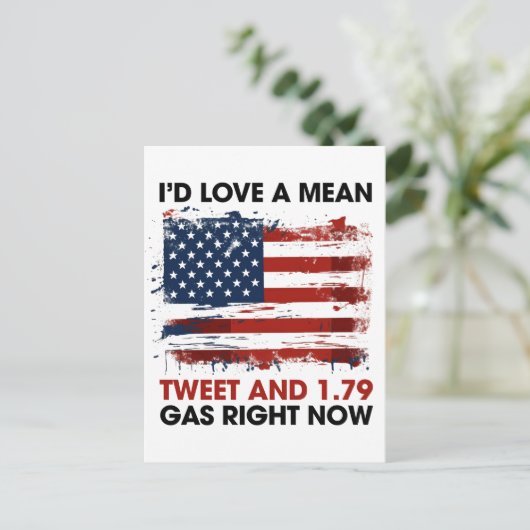 ドナルド・トランプ ポストカード (スタンド正面)