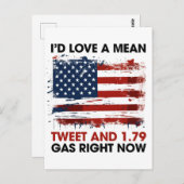 ドナルド・トランプ ポストカード (正面/裏面)