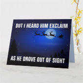 ドナルド・トランプ・マガサンタ・クリスマスグリーティングカード カード (黄色い花)