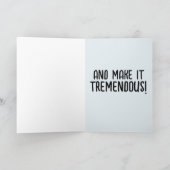 ドナルド・トランプ・マガ小さなクリスマスカード シーズンカード (内部)