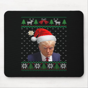 ドナルド・トランプ・マグが醜いクリスマスを撃った マウスパッド