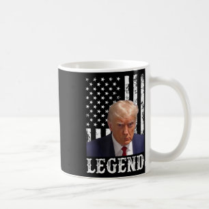 ドナルド・トランプ・マグショット大統領レジェンドアメリカン・フロル コーヒーマグカップ