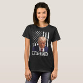 ドナルド・トランプ・マグショット大統領レジェンドアメリカン・フロル Tシャツ (正面フル)