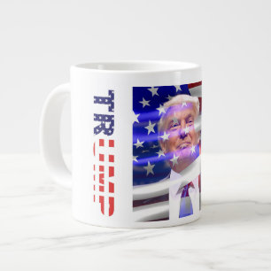 ドナルド·トランプ·マグ米大統領 ジャンボコーヒーマグカップ