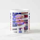 ドナルド·トランプ·マグ米大統領 ジャンボコーヒーマグカップ (正面)
