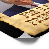 ドナルド・トランプ・マグ・ショットは米国向け。社長20 ポスター (角)