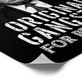 ドナルド・トランプ・ムグシュ大統領のオリジナルギャング ポスター (角)