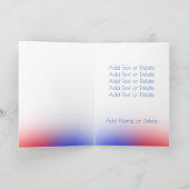 ドナルド・トランプ・ムグショットあなたのテキスト政治的ユーモアを追加 カード (内部)