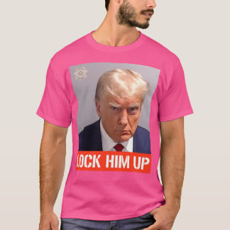 ドナルド・トランプ・ムグショットをロック Tシャツ