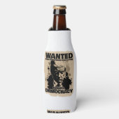 ドナルド・トランプ・ムグショット指名手配ポスター – ジョージア州 ボトルクーラー (ボトル正面)