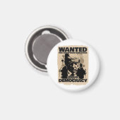 ドナルド・トランプ・ムグショット指名手配ポスター – ジョージア州 マグネット (正面/裏面)