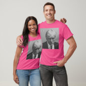 ドナルド・トランプ・ムグショット – 白黒 Tシャツ (ユニセックス)