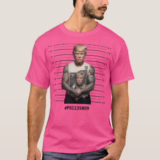 ドナルド・トランプ・ムグショット Tシャツ