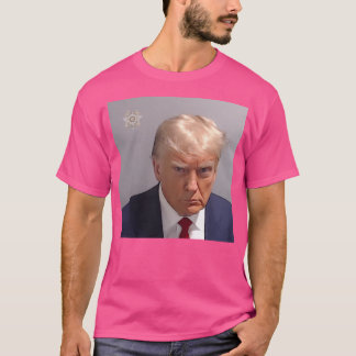 ドナルド・トランプ・ムグショット Tシャツ