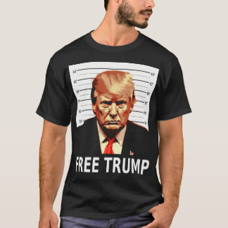 ドナルド・トランプ・ムグショット Tシャツ
