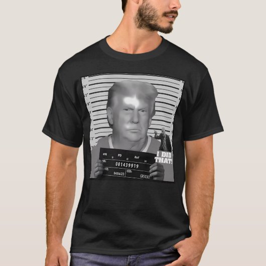 ドナルド・トランプ・ムグショット Tシャツ (正面)