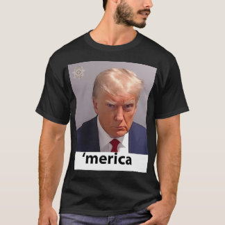 ドナルド・トランプ・ムグショット Tシャツ
