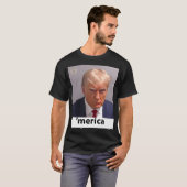 ドナルド・トランプ・ムグショット Tシャツ (正面フル)