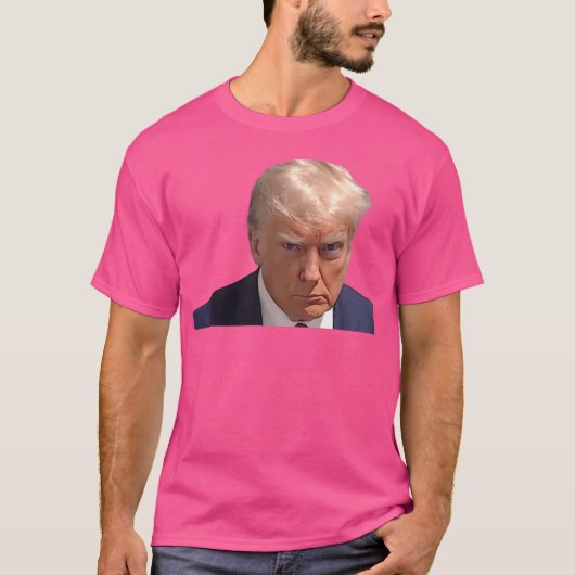 ドナルド・トランプ・ムグショット Tシャツ (正面)