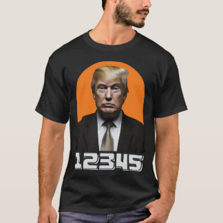 ドナルド・トランプ・ムグショット Tシャツ