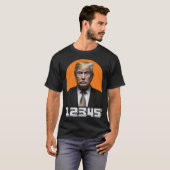 ドナルド・トランプ・ムグショット Tシャツ (正面フル)