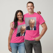 ドナルド・トランプ・ムグショット Tシャツ (ユニセックス)